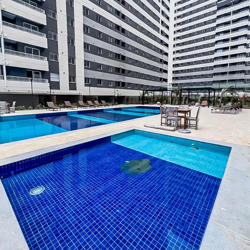 Piscina adulto e infantil do Gran Kazzas Sacomã
