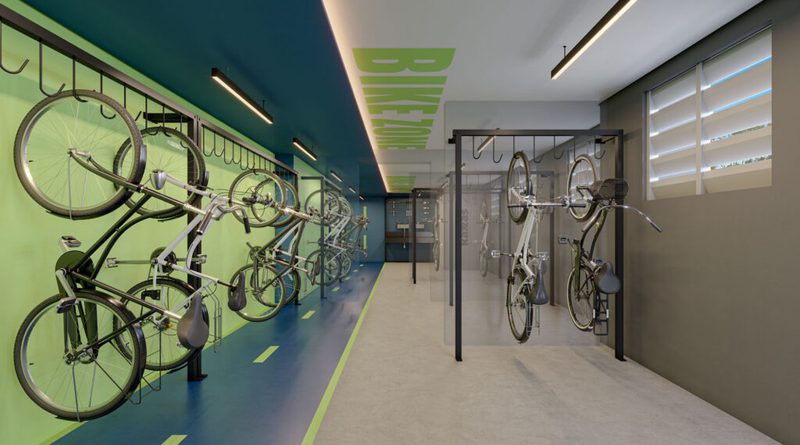 Bicicletário do Kazzas Vila das Mercês lançamento na Vila das Mercês, Zona Sul de SP